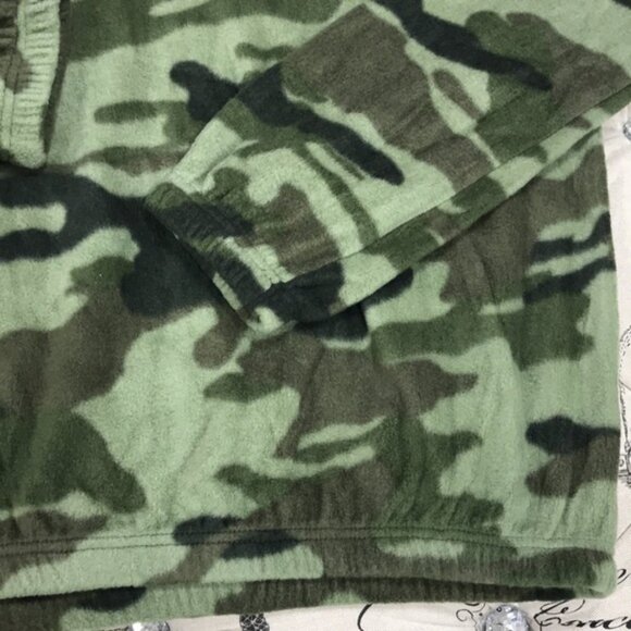 Derek Heart Juniors' Drawstring Cowl Neck Fleece Pullover - Picture 4 of 4